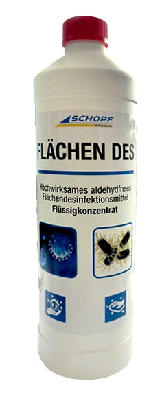 Flächendesinfektionsmittel Konzentrat 1 Liter Desinfektionsreiniger, Desinfektionsmittel für Oberflächen