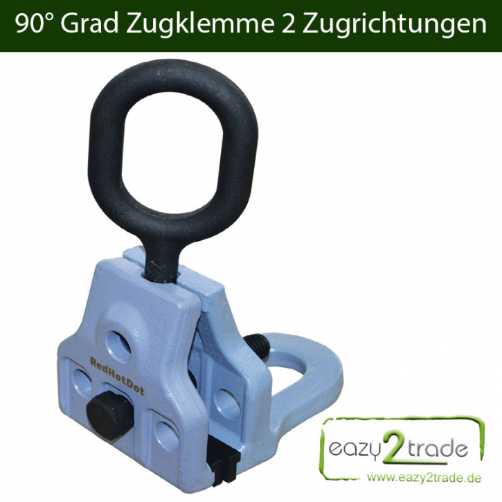 Richtklemme Karosserie Zugklemme 90° Grad bidirektional 2 Zugrichtungen je 6t