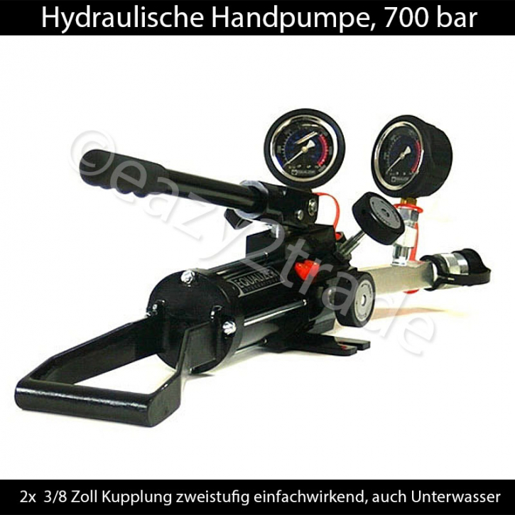 Hydraulik Handpumpe 700 Bar einfach- o. doppeltwirkend