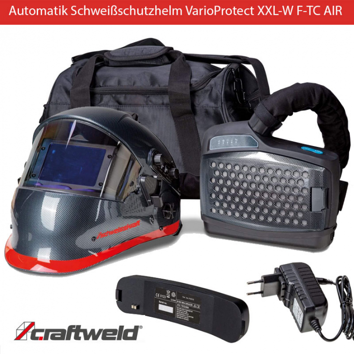 Automatik Schweißhelm Frischluft Schweißerhelm | VarioProtect XXL-W F-TC Air