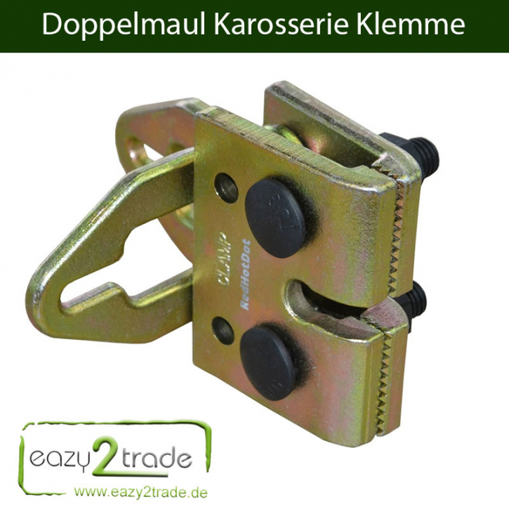 Doppelmaul Karosserie Zugklemme | 2 Zugrichtungen für 3t und 5t