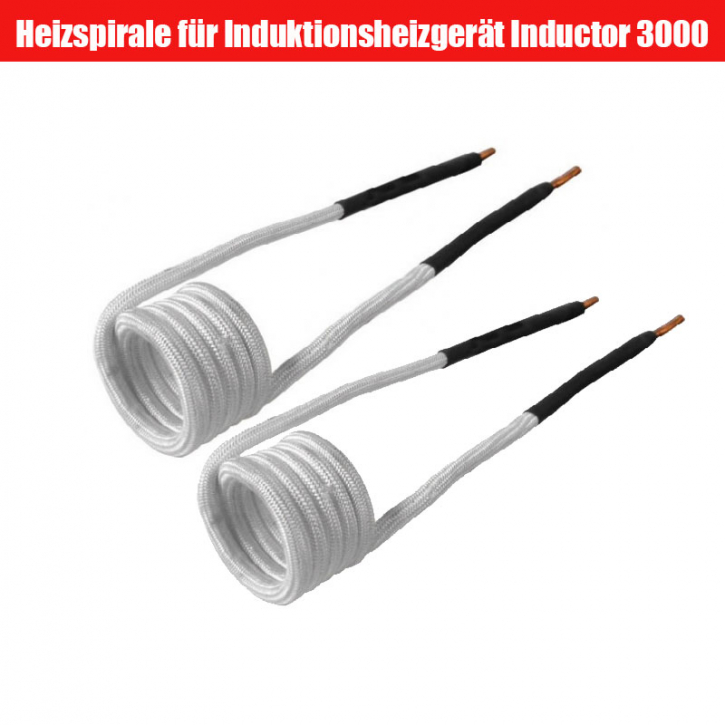 Heizspirale für Induktionsheizgerät vertikal | M16, M18 für Inductor 3000 | Telwin Horizontal