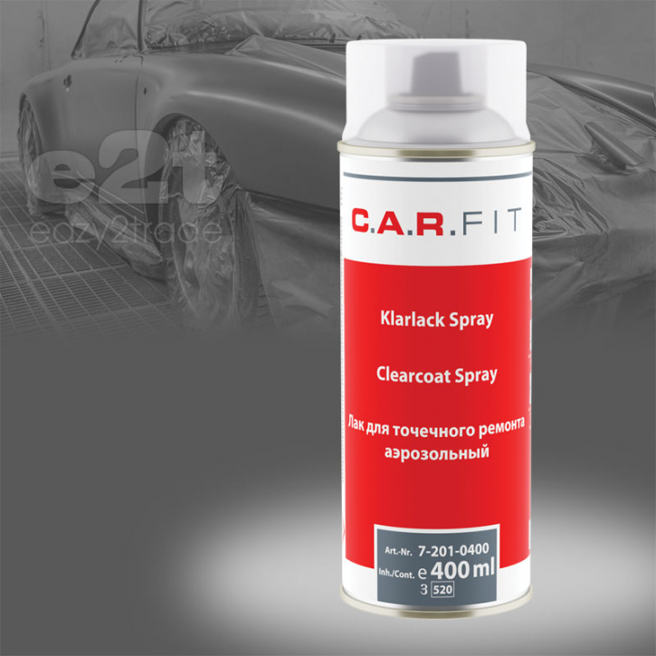 Auto Klarlack | Autoklarlack hochglänzend | 6 x 400ml | C.A.R.FIT