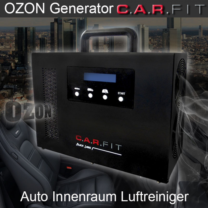 OZONATOR Ozongerät Auto Luftreiniger, Ozon Generator Innenraum Aufbereitung | C.A.R.FIT