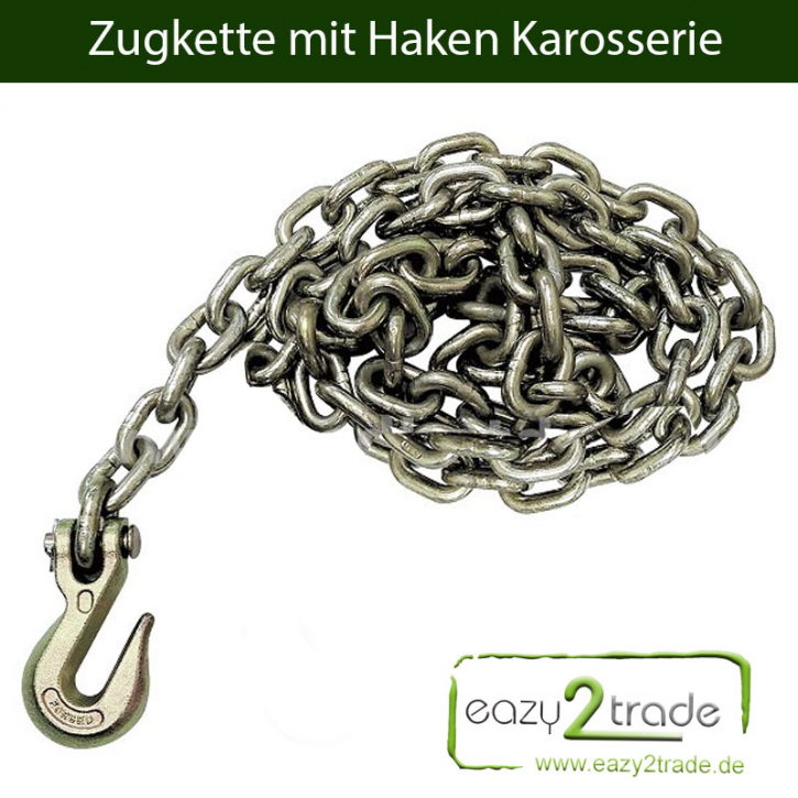 Zugkette Karosserie mit Haken 2,7 oder 4,5 Meter | Zugkraft 10t (Tonnen)