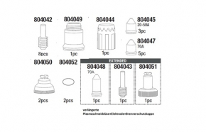 Verschleißteilebox für Superior Plasma 70 Plasmabrenner PV