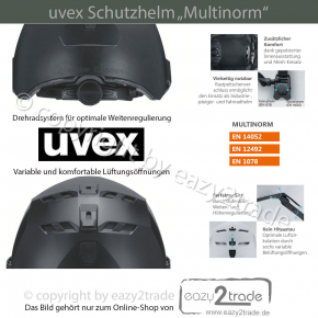 Schutzhelm uvex Multifunktionshelm Bauhelm | Perfexxion | PSA 3 Normen