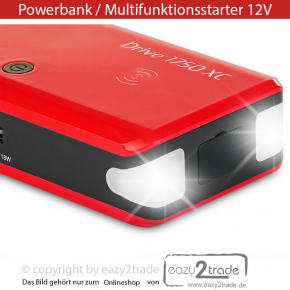 Powerbank Kfz Starthilfe Jumpstarter 12V | Drive 1750 XC | Telwin