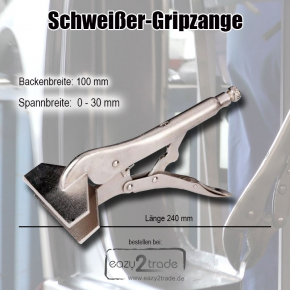 Schweißer-Gripzangen Set Mini Klemmzangen 6-teilig für Karosserie Reparatur