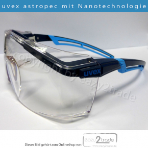 uvex astrospec 2.0 Bügelbrille mit Seitenschutz | EN 166/170 | UV400 | 2C-1,2 W 1 FTK CE