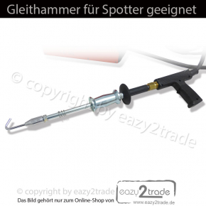 Gleithammer Set | inkl. 3 Zugkrallen mit 1/6/8 Haken | inkl. Zugstange